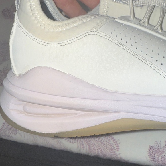 Women's White Athletic Shoes - Picture 8 of 12